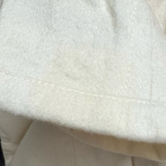 AKRIS PUNTO Wool Angora Blend Blazer Jacket Moto Style Cream | US 10 - Picture 12 of 12